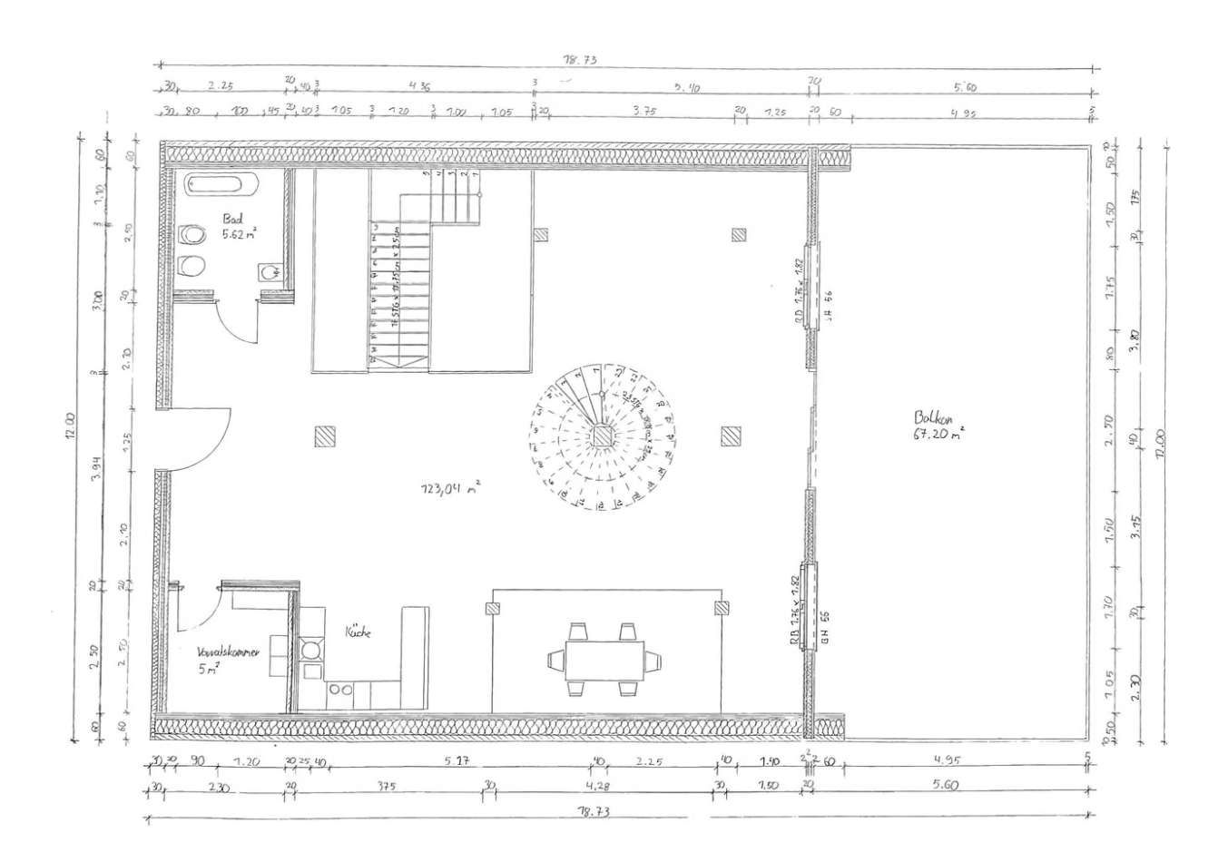Grundriss Obergeschoss